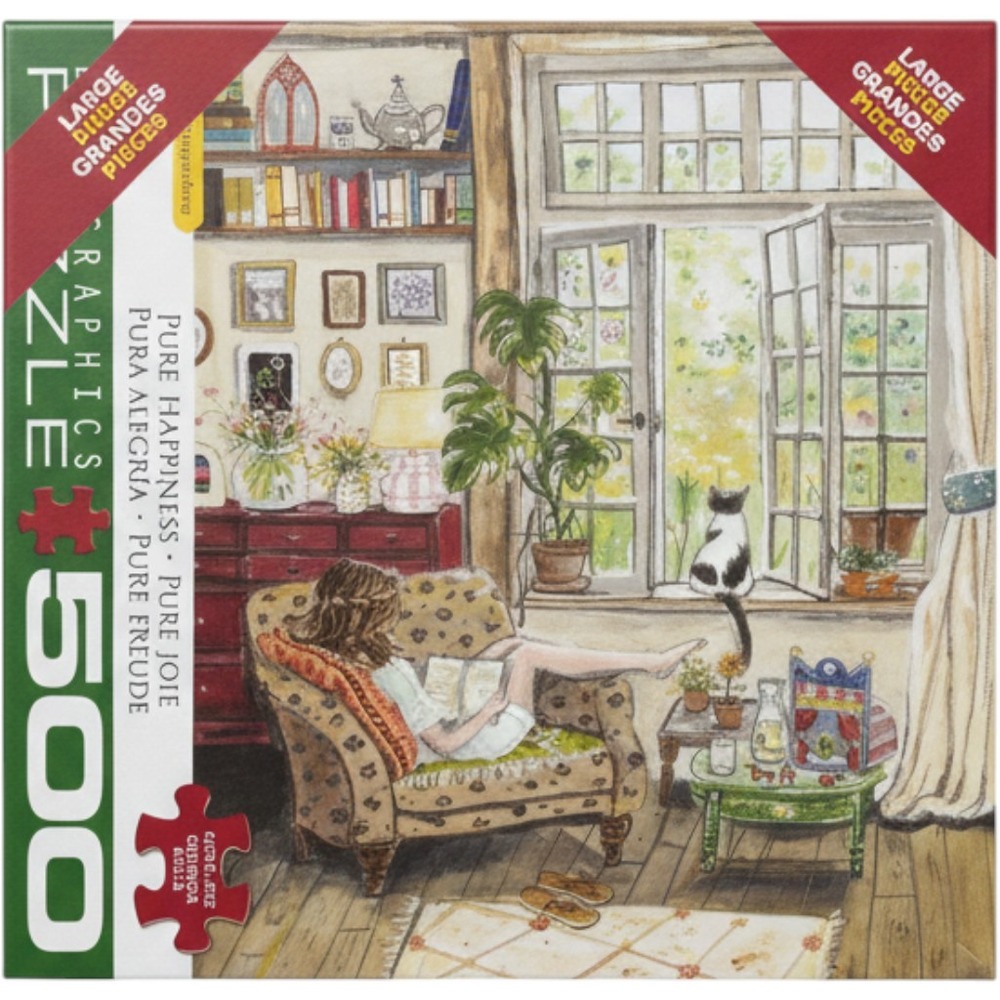 Eurographics Pure Happiness Gwen van Knippenberg 500 Piece Large Piece Puzzle